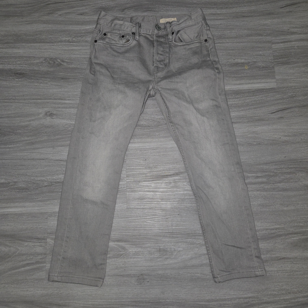 All Saints Light Gray Cigeratte Men'Jeans